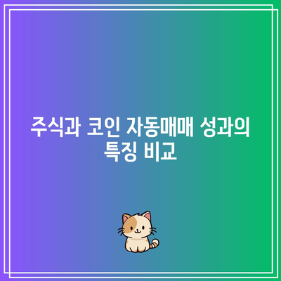 파이썬과 주식/코인 자동매매 성과 비교