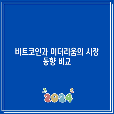 이더리움의 미래 동향과 비트코인 연동성