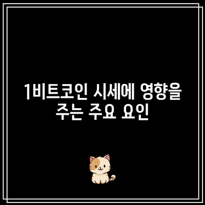 1비트코인의 실시간 시세 확인하기